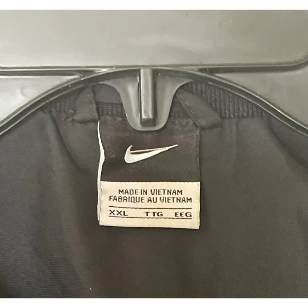 Men's NIKE Lightweight Black Jacket Windbreaker Size XXL - Picture 3 of 6